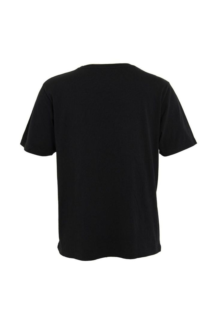 Polera Men Black White Logo Front-2