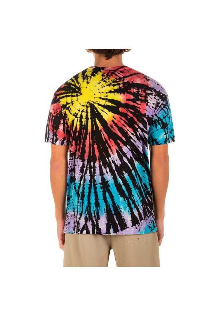 Polera Everyday Washed+ Strands Black Hurley-4