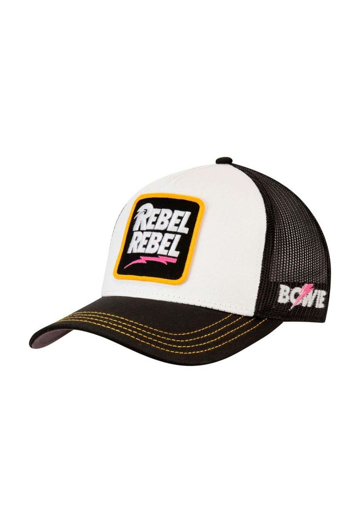 Jockey Trucker Bowie Valin Black White American Needle-0