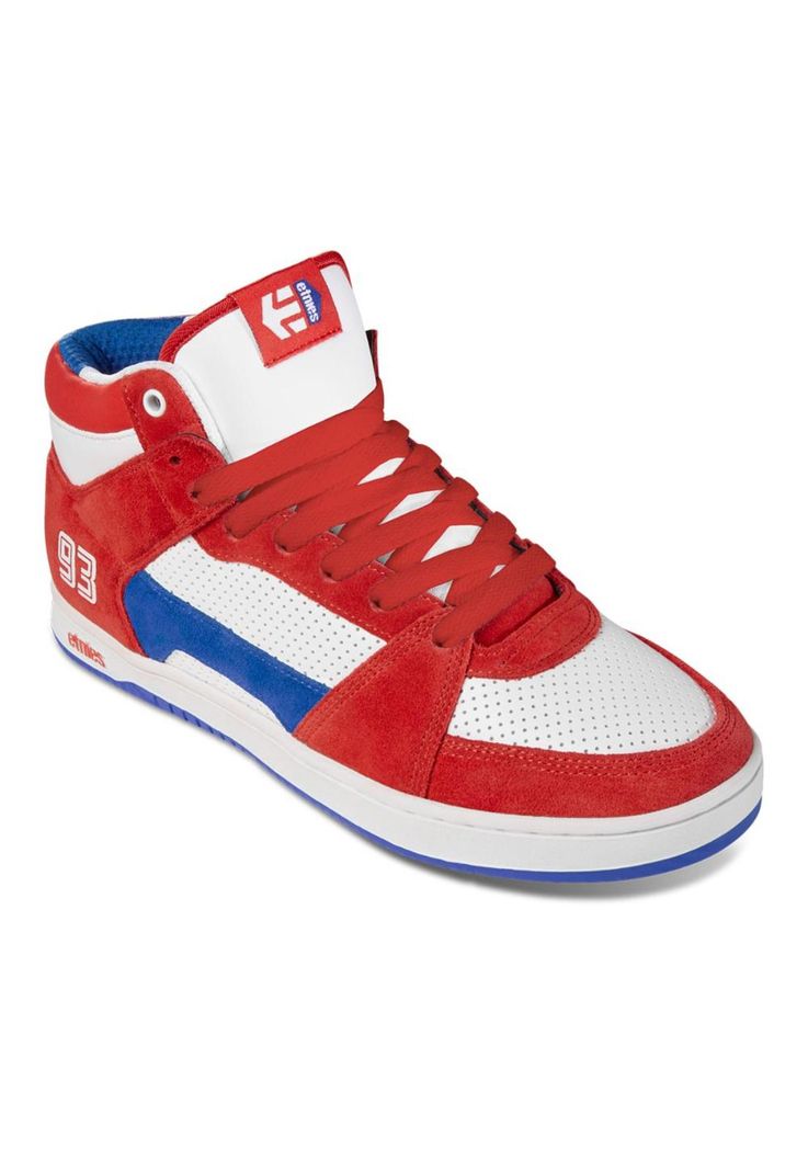 Zapatilla Men Mc Rap Hi Red White Blue-1