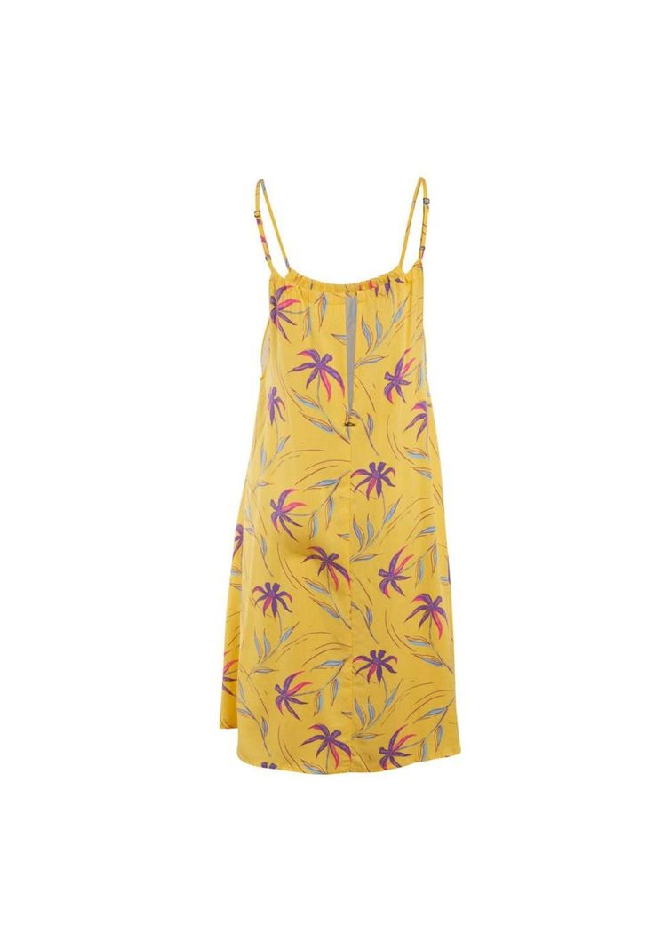 Vestido Kids Leaves Yellow-2