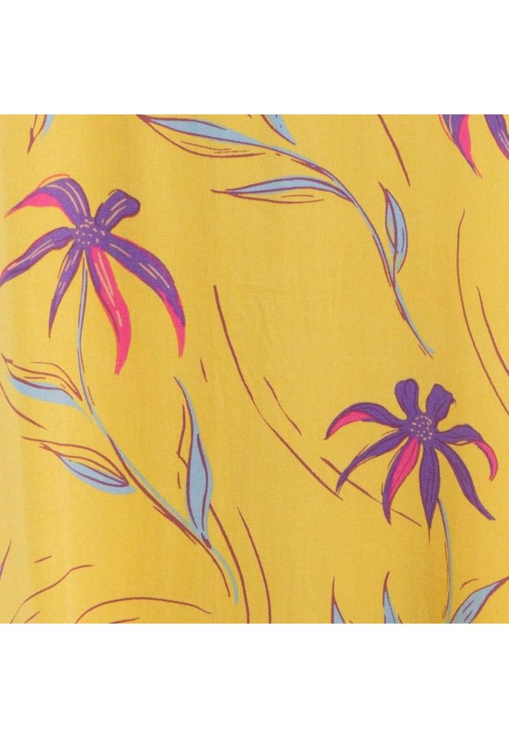 Vestido Kids Leaves Yellow-3