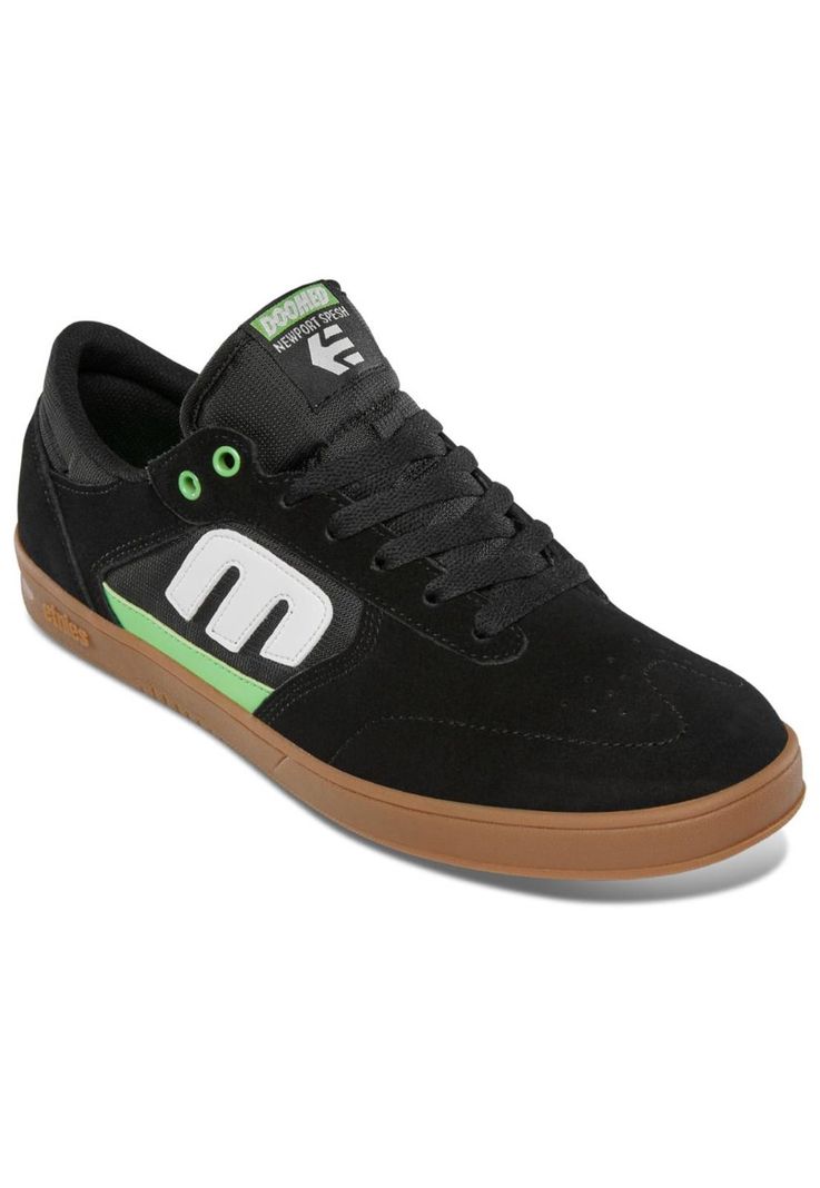 Zapatilla Men Windrow X Doomed Black Green Gum-1