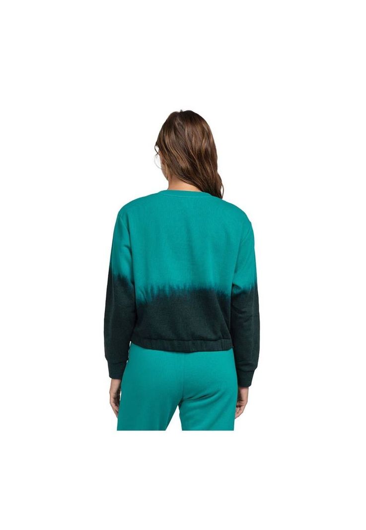 Polerón Tiedye Cropped Crew Teal Black-1