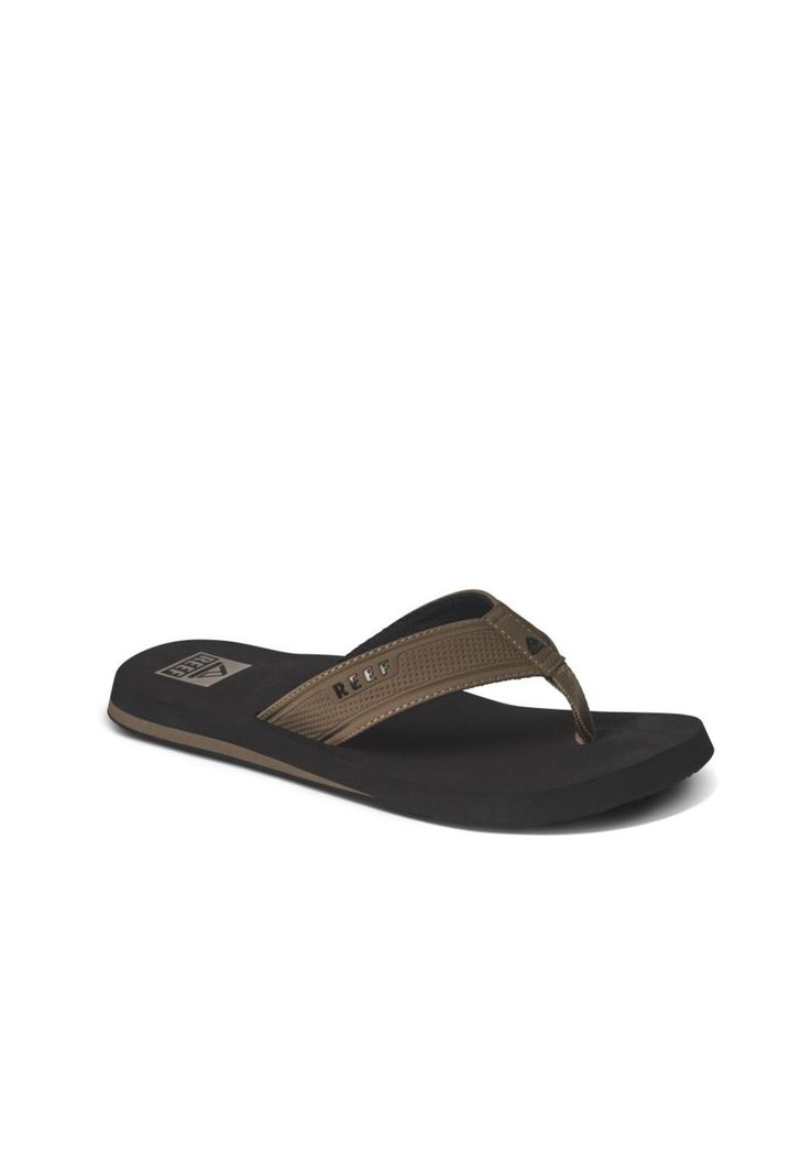 Sandalia Reef  Hombre The layback black/tan-0