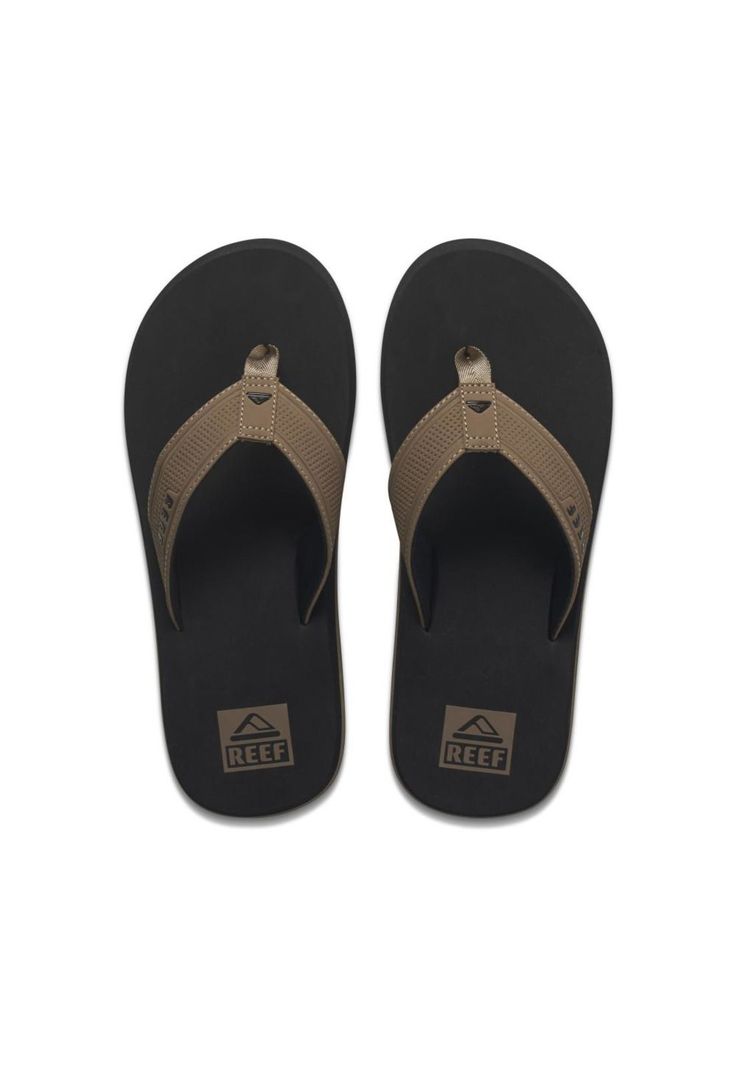 Sandalia Reef  Hombre The layback black/tan-1
