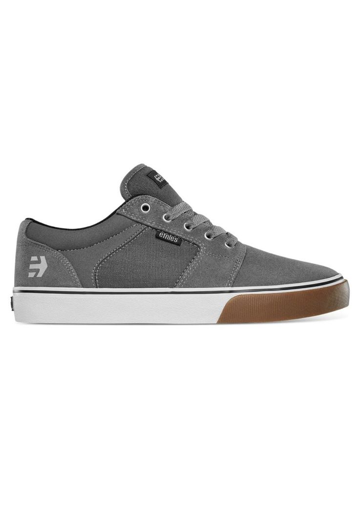 Zapatilla Men Barge LS Dark Grey White Gum-0