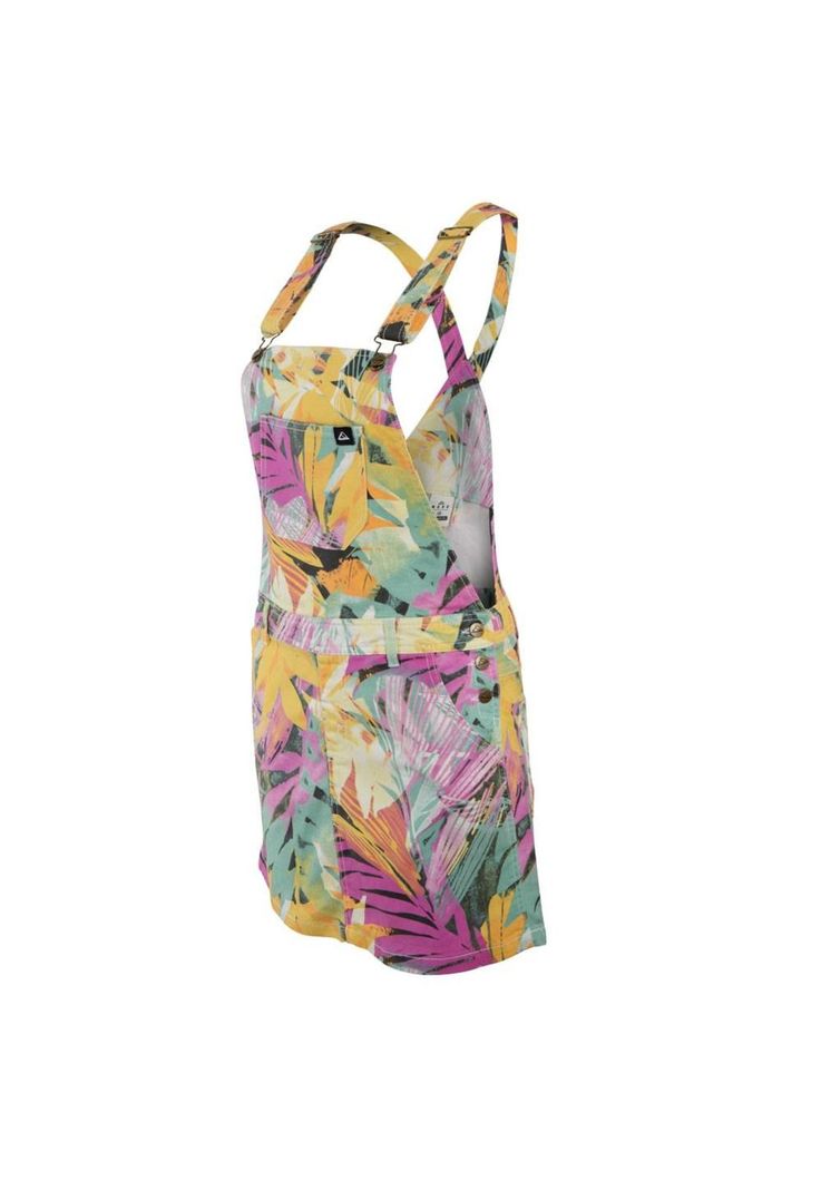 Jardinera Girls Vestido Multicolor Leaves-1