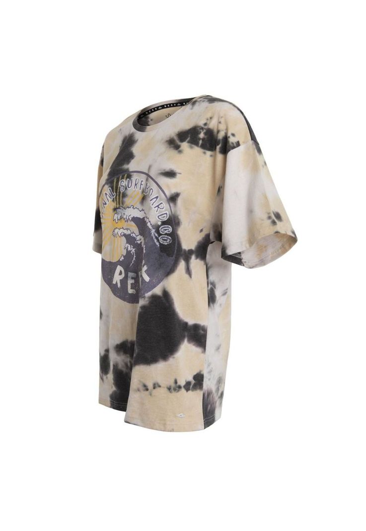 Polera Women Oversize Tie Dye Grey Black-1