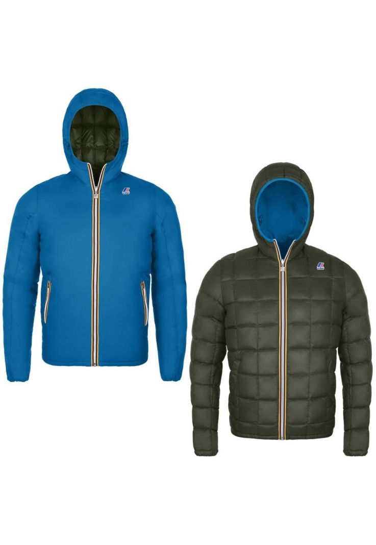 Chaqueta K-Way Jacques Thermo Plus Double Blue/Green-0