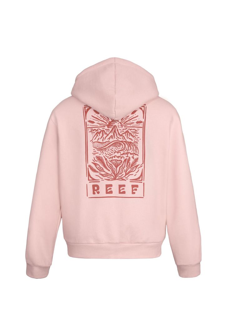 Polerón Mjer Reef Full Zipper Pink-1