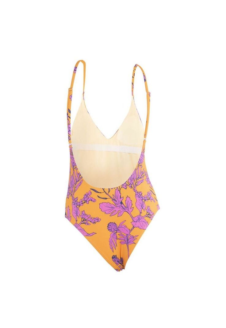 Traje de Baño 11 Mostaza Floral Reef-2