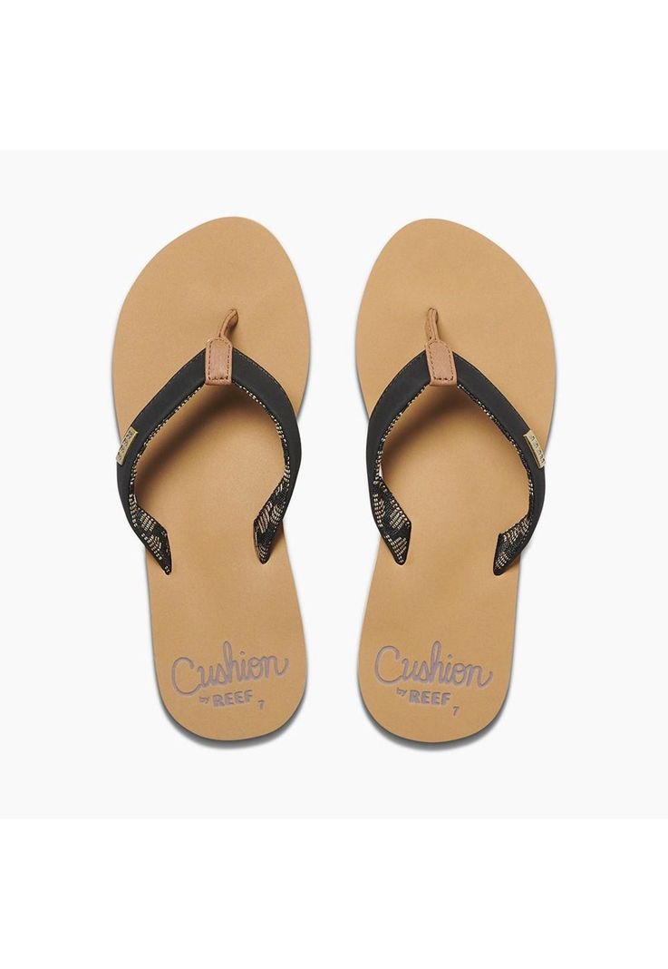 Sandalia Cushion Sands Women Brown Black Reef-2