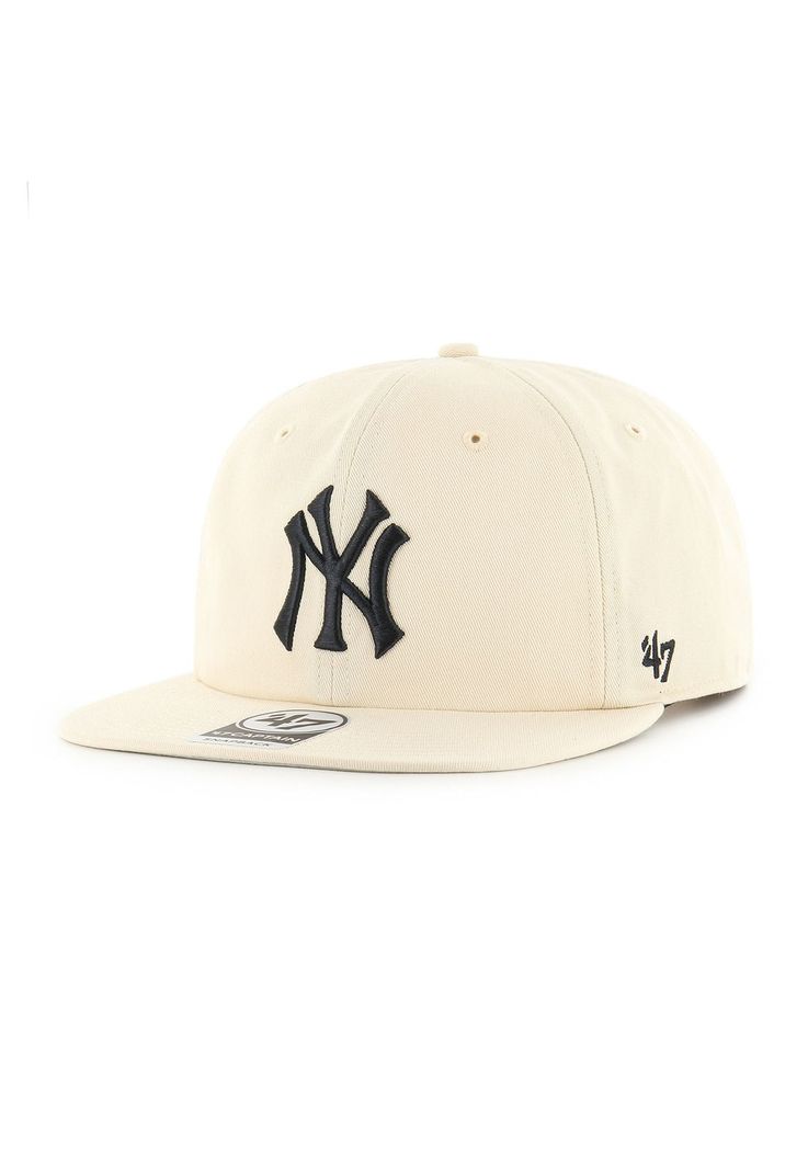 Jockey New York Yankees Captain Snapback Natural-0
