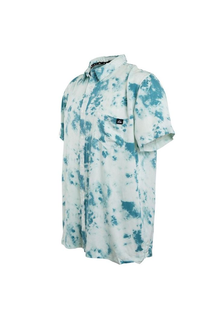 Camisa Manga Corta Clouds Blue White-1