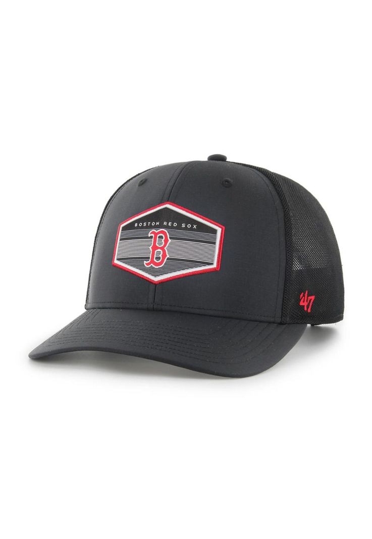 Jockey Boston Red Sox Burgess Black Trucker-0