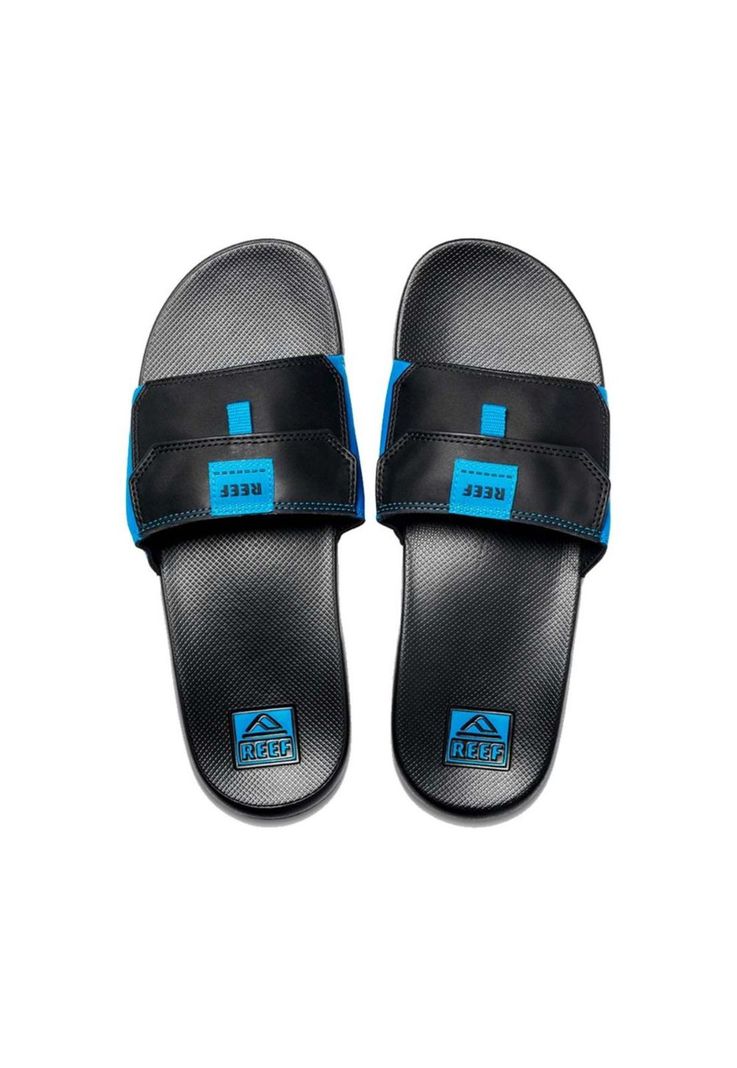 Sandalia Men Stash Slide Black Blue-1