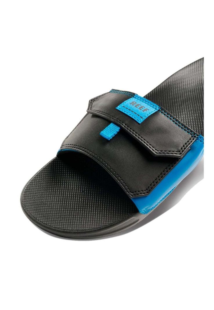 Sandalia Men Stash Slide Black Blue-2