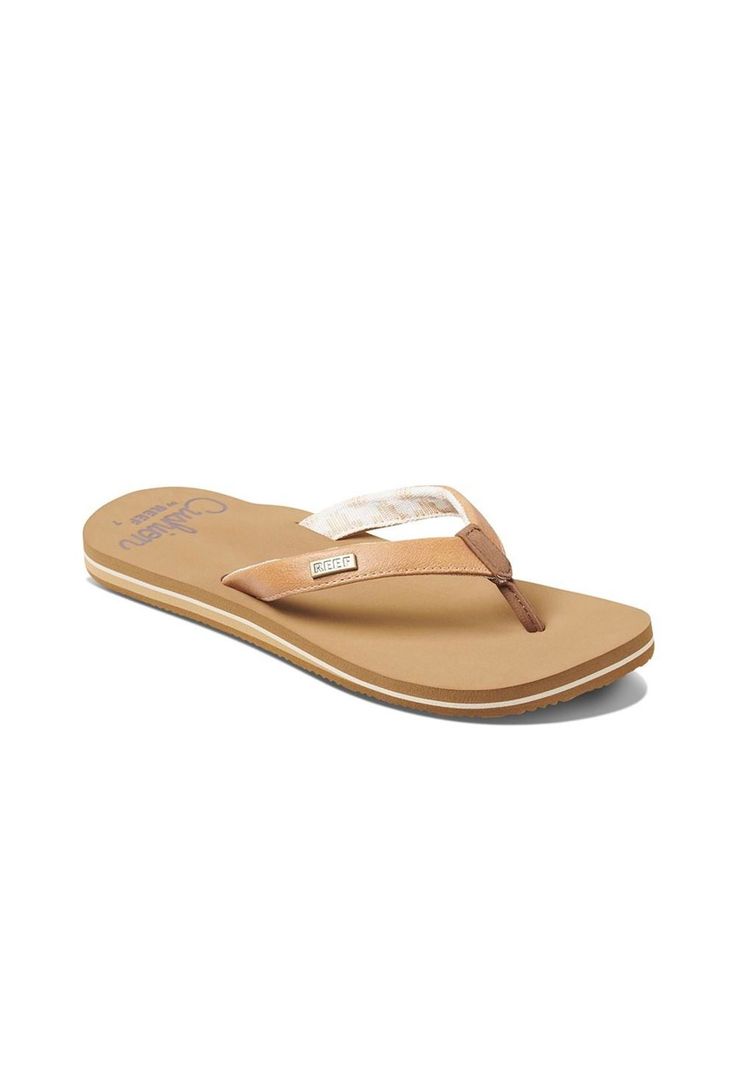 Sandalia Cushion Sands Women Brown Beige Reef-0