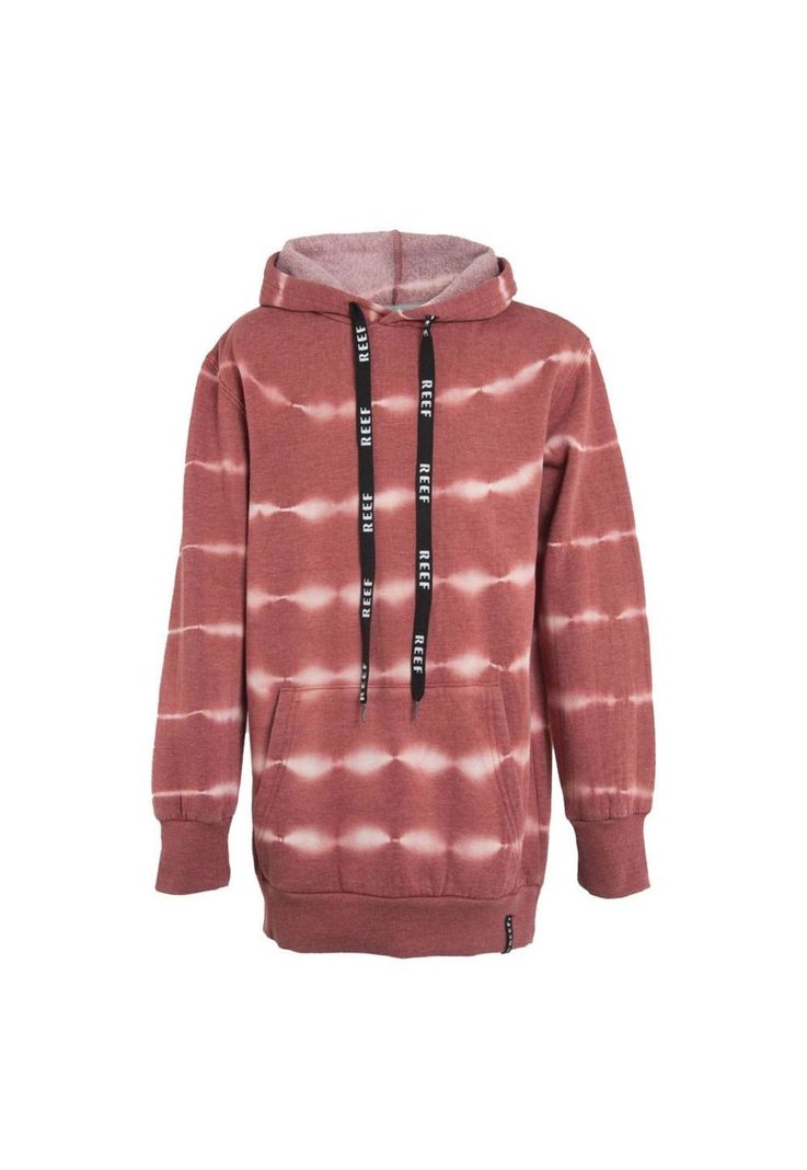 Poleron Kids Hoodie TieDye Burgundy-0