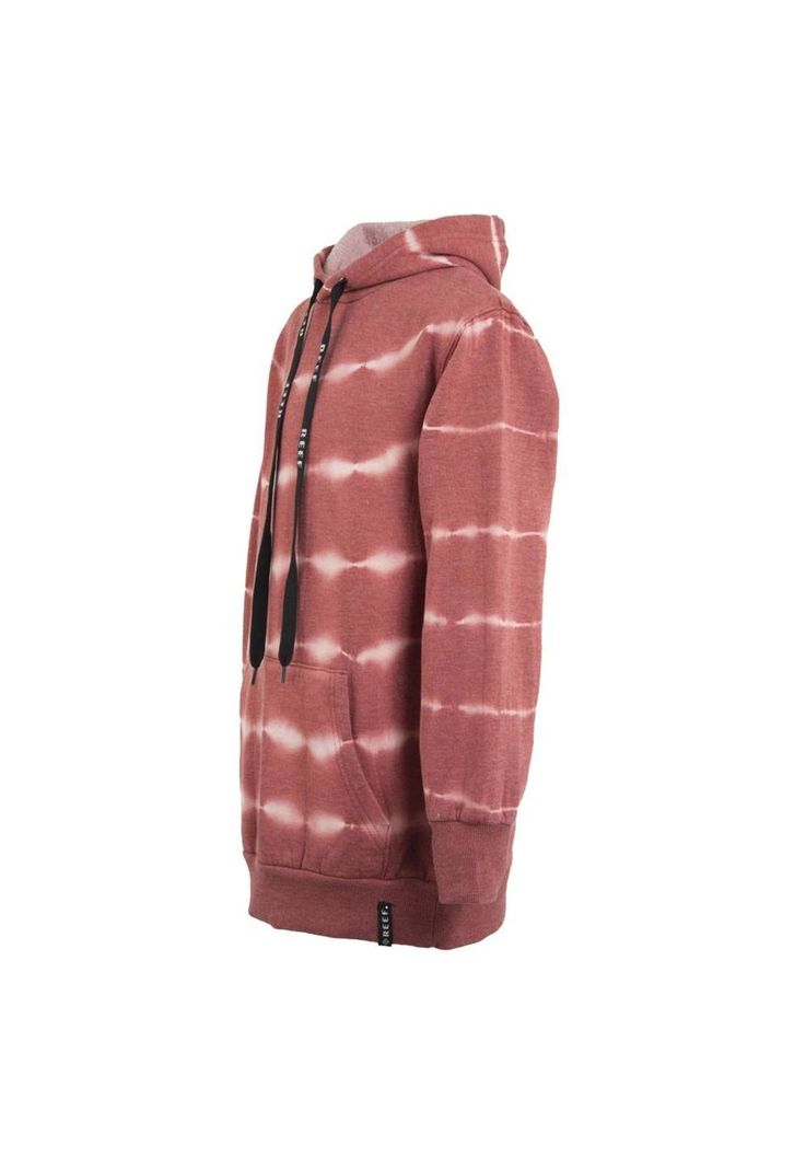 Poleron Kids Hoodie TieDye Burgundy-1