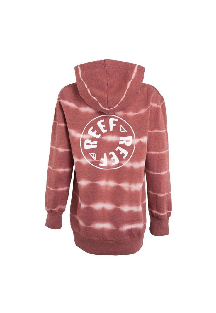 Poleron Kids Hoodie TieDye Burgundy-2