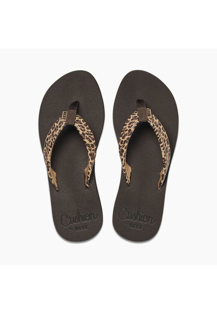 Sandalia Cushion Breeze Women Brown Print Reef-1