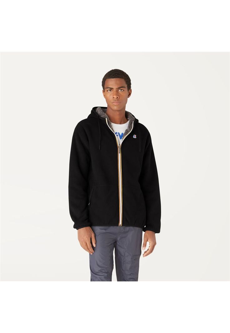 Chaqueta Jacques Polar Reversible Black Grey Smoke-2