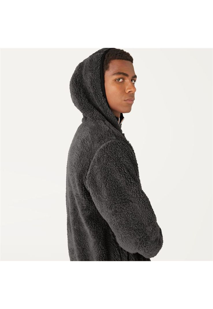 Chaqueta Jacques Polar Reversible Black Grey Smoke-3