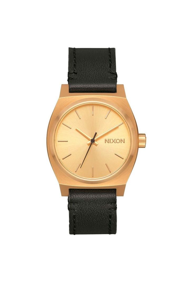 Reloj Medium Time Teller DoradoNegro Nixon-0