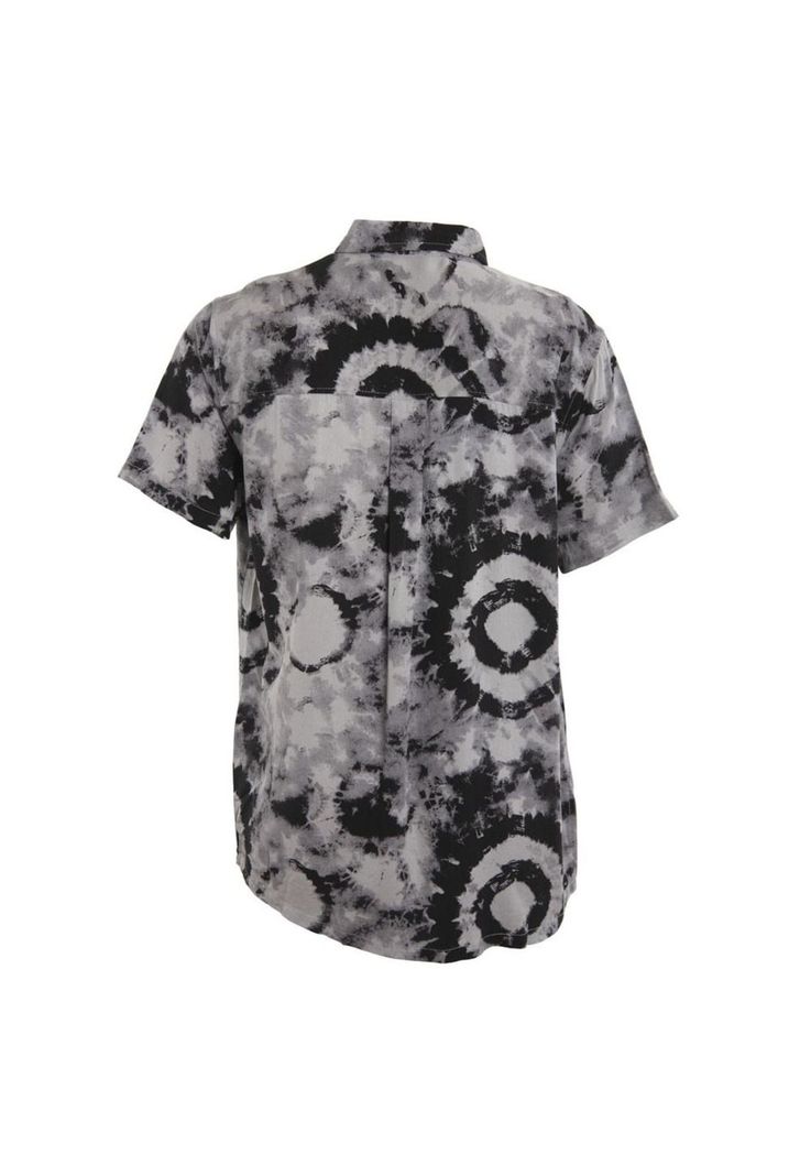 Camisa Men Manga Corta Circles Grey Black-2