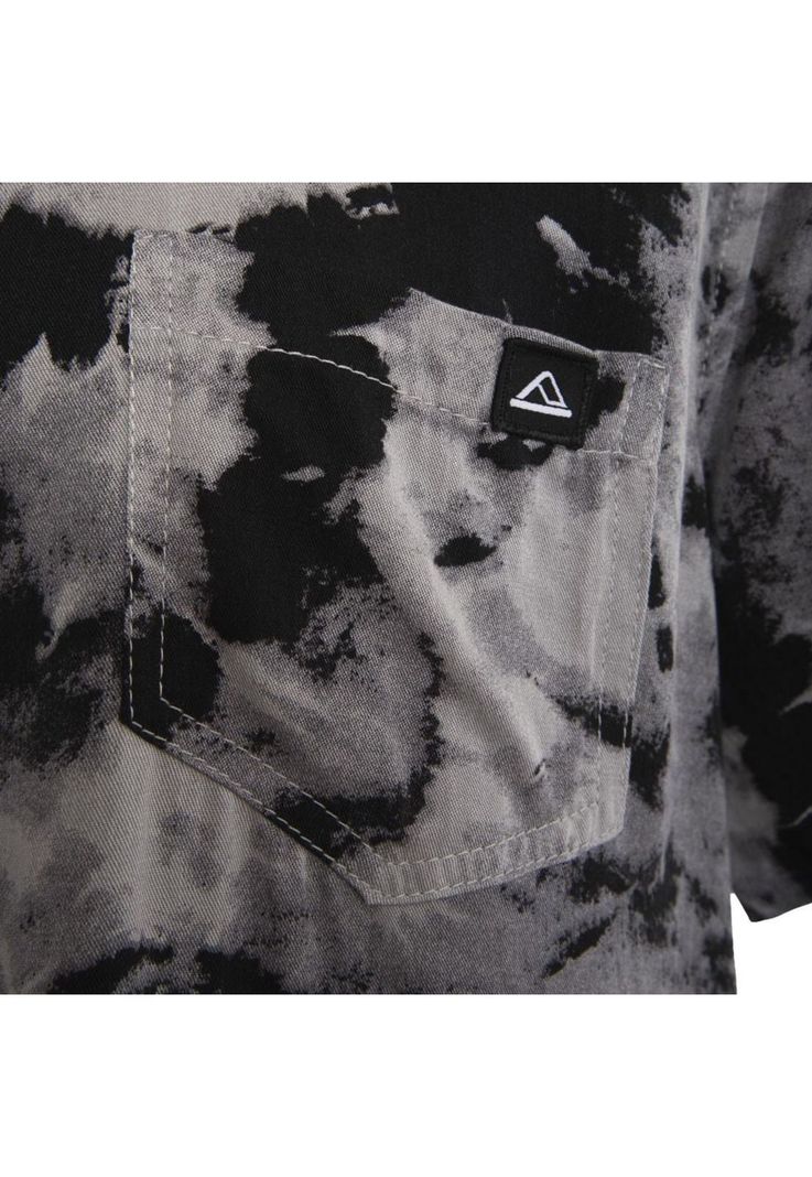 Camisa Men Manga Corta Circles Grey Black-3