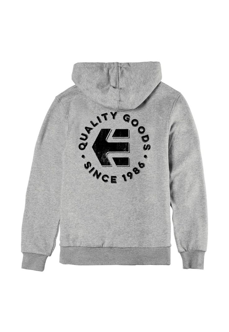 Poleron Men Zipper Since 1986 Hoodie Grey Heather-1