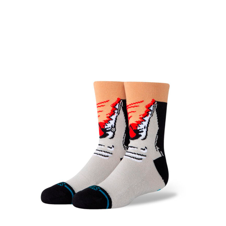 Stance Sock Kids Snack Attack Kids Crew Black Beige L
