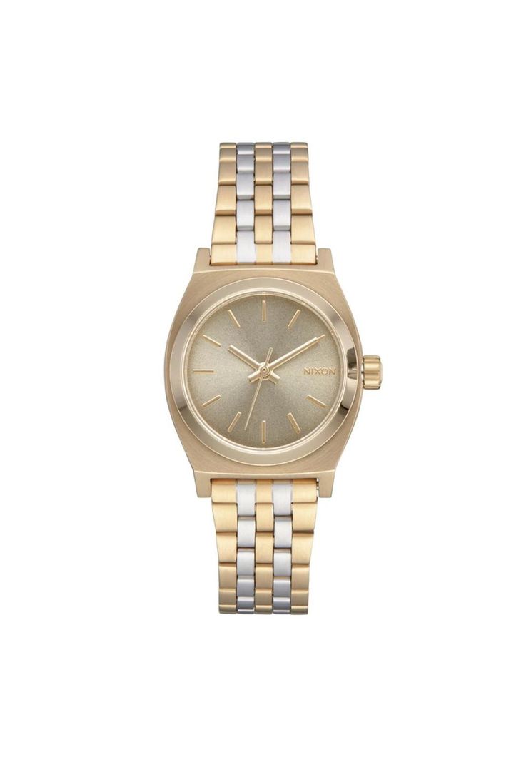 Reloj Small Time Teller Gold Silver Vintage-0