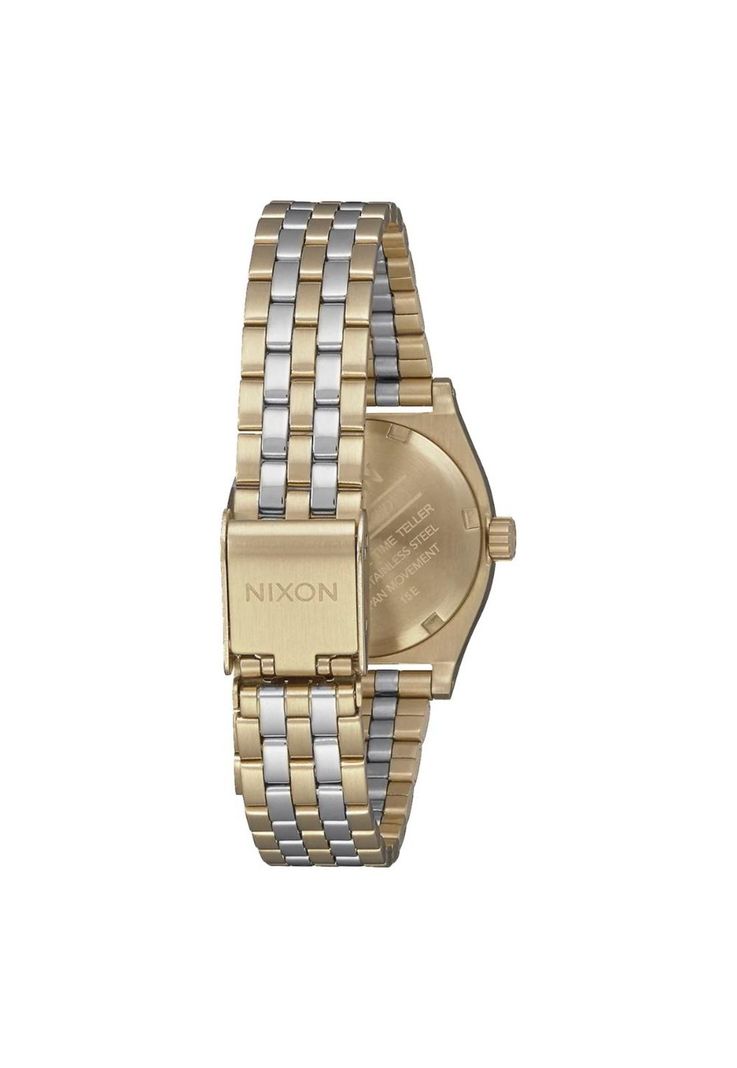 Reloj Small Time Teller Gold Silver Vintage-2