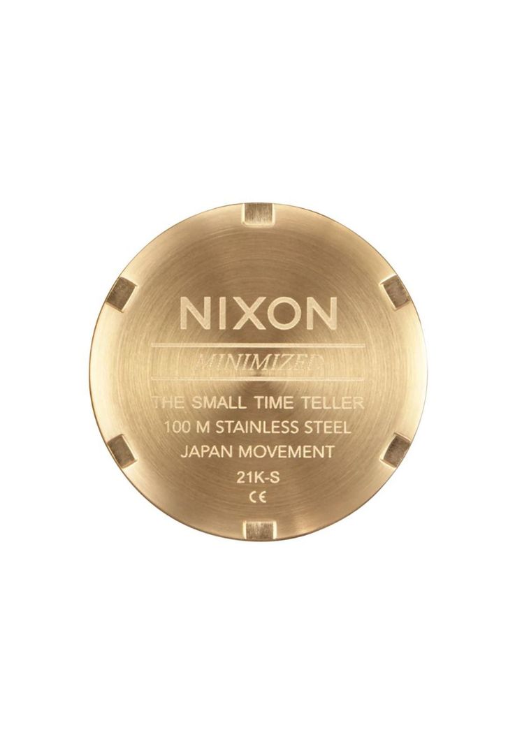 Reloj Small Time Teller Gold Silver Vintage-3