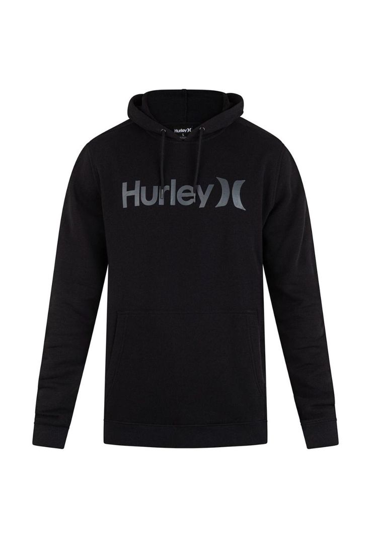 Poleron Hoodie One And Only Solid Fleece Black-0