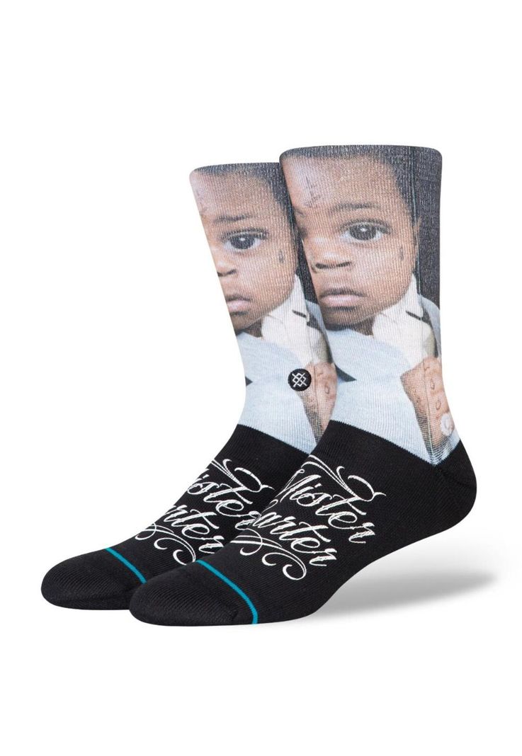 Stance Sock Men Lil Wayne Mister Carter Black-0
