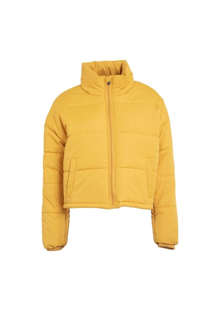 Parka Women Crop Mustard-0