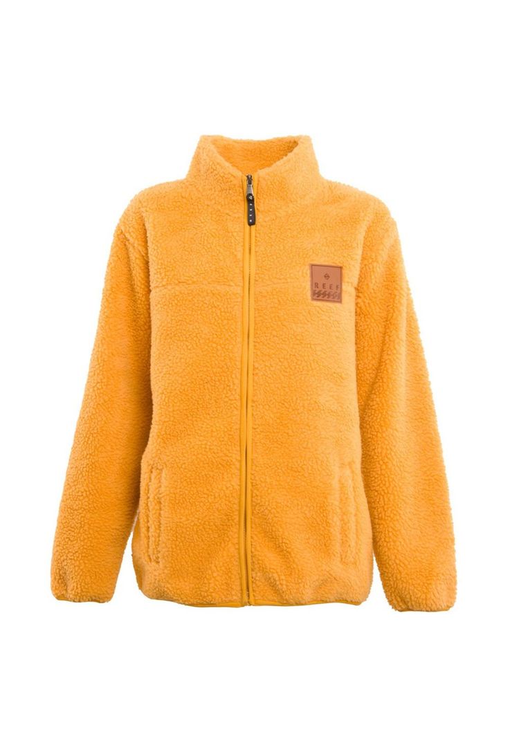 Sherpa Kids Full Zip Orange-1