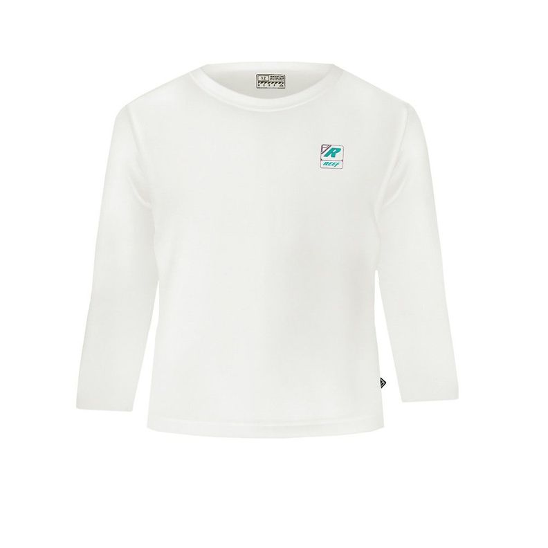 Polera Manga Larga Kids Reef White Blanco 10