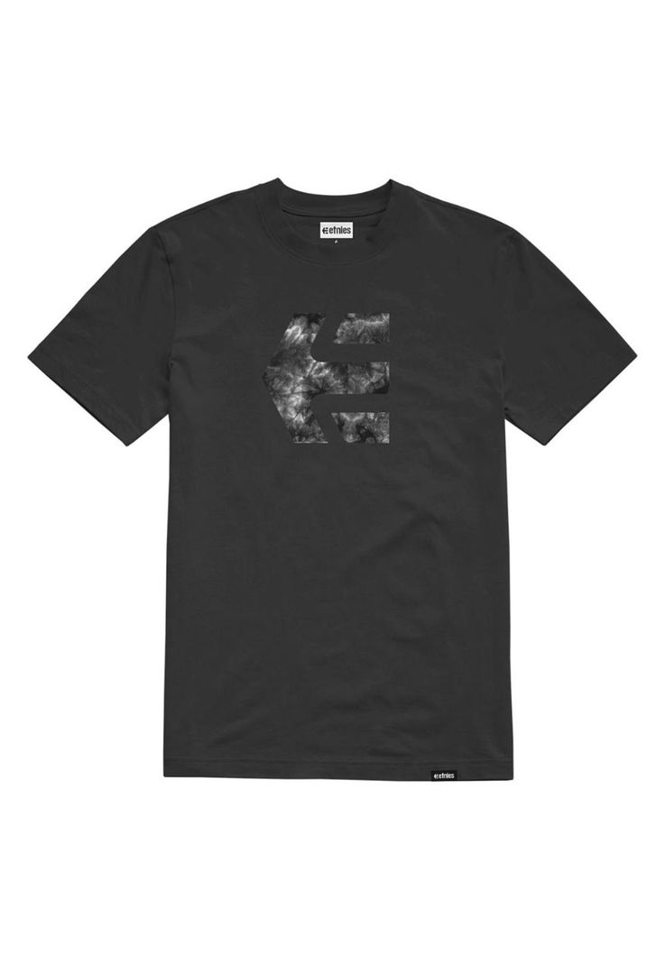 Polera Men Icon Print Black Acid-0