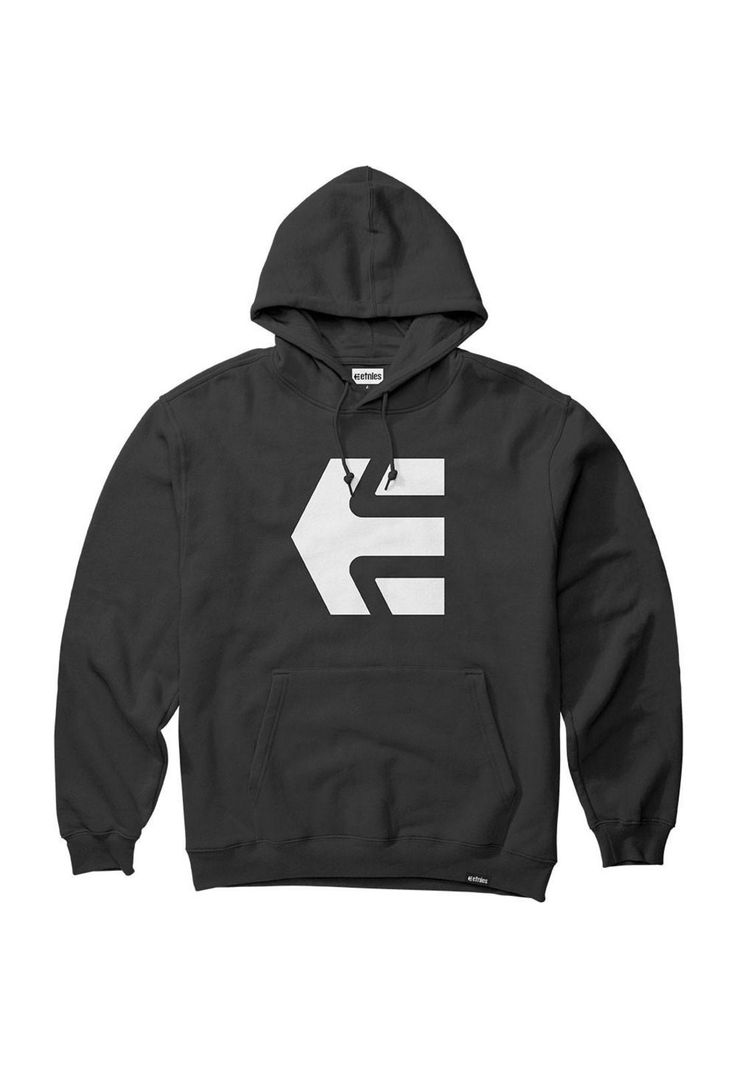 Poleron Classic Icon Hoodie Black White Etnies-0