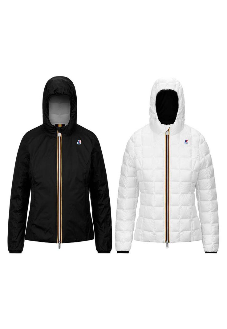 Chaqueta Reversible Women Lily Thermo Plus Black Pure White-2