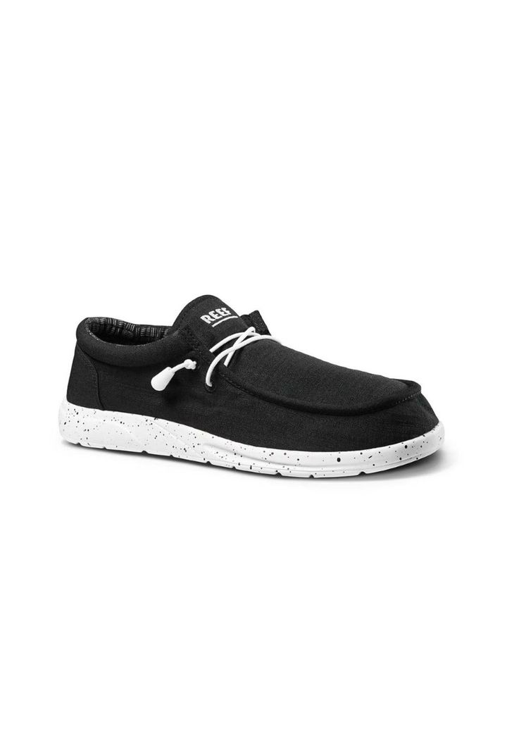 Zapatilla Cushion Coast TX Black White-0