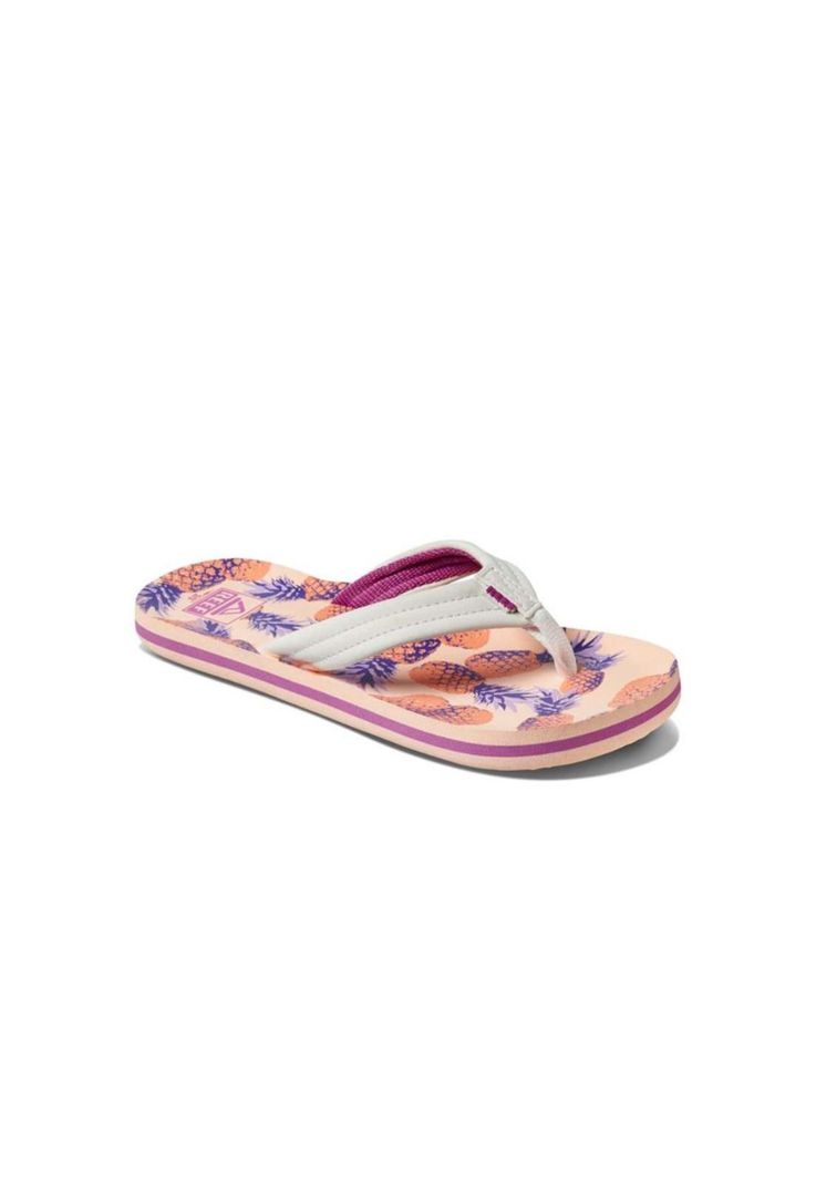Sandalia Kids Ahi Coral Pineapples-0