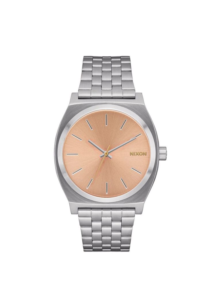 Reloj Nixon Time Teller Silver Coral Gris