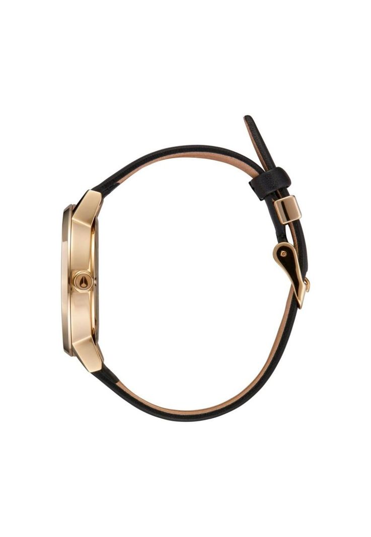 Reloj Kensington Leather Gold Bar Black-2