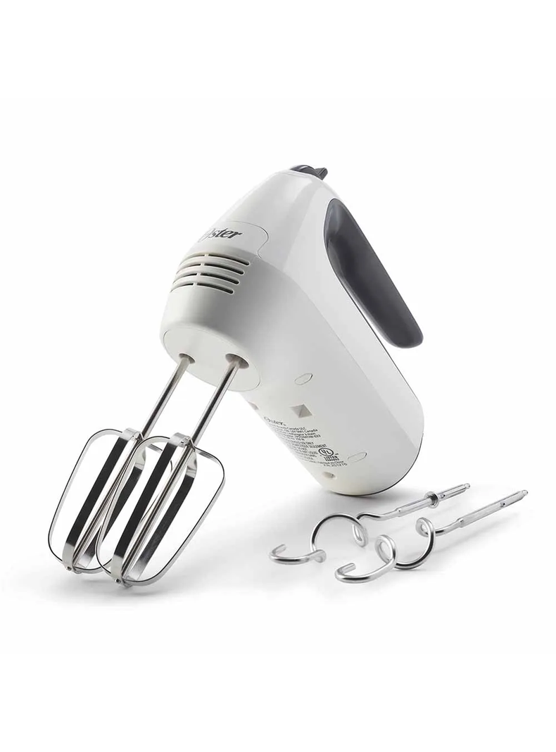 Batidora de mano Oster blanca 6 velocidades y función turbo-1